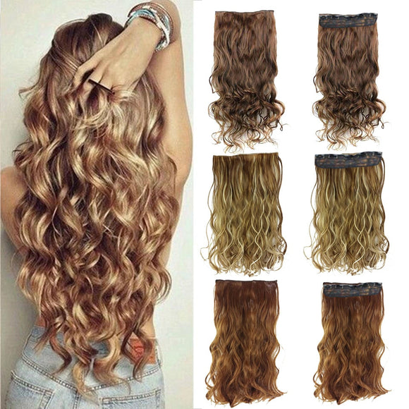 Hair Extensions - Beautiful Curly/ Straight Long Hair Extensions