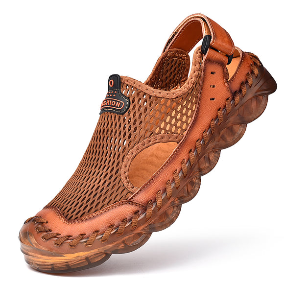 Kaaum Fashion Genuine Leather Casual Summer Sandals