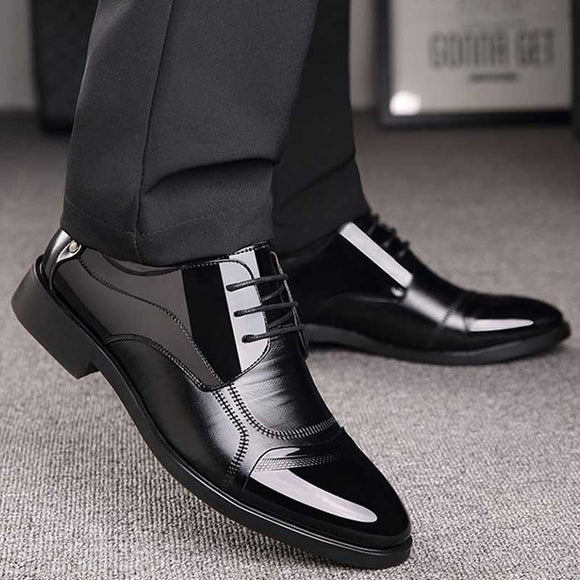 Men Luxury Business Oxford Leather Shoes
