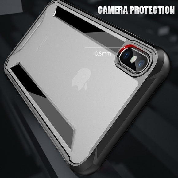 Luxury Hybrid Armor Shockproof Phone Case For iphone XS XR Max