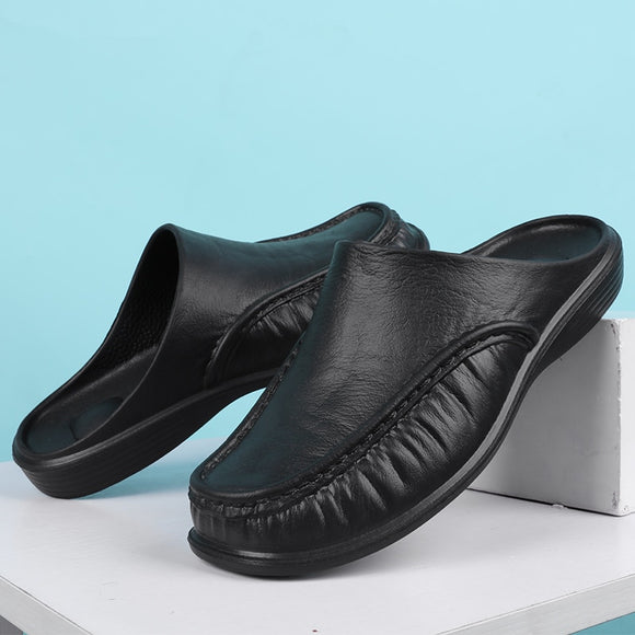 Kaaum New Men Slip-on Genuine Leather Shoes