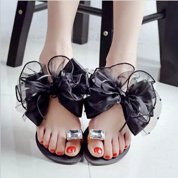 Women's Shoes - Chic Stylish Bowknot Lace Sandals