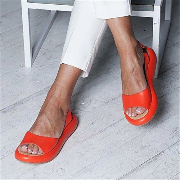 Women Rome Fish Mouth Casual Gladiator Sandals